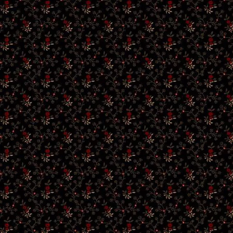 Pam’s Patchwork Stars Nutmeg R171124D-BLACK