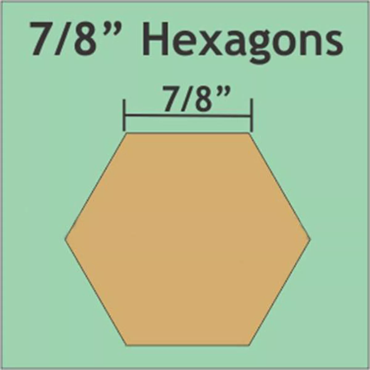 Paper Pieces Hexagon 7/8″ Piecing Paper 100pc HEX078
