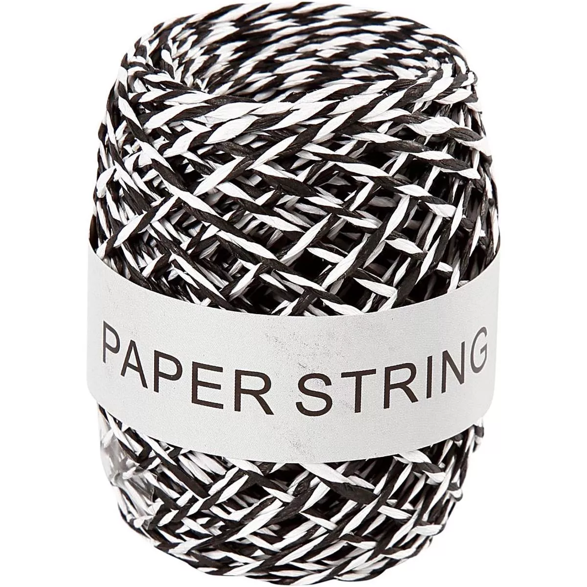 Paper String -1 mm thickness, 50 m roll – black/white
