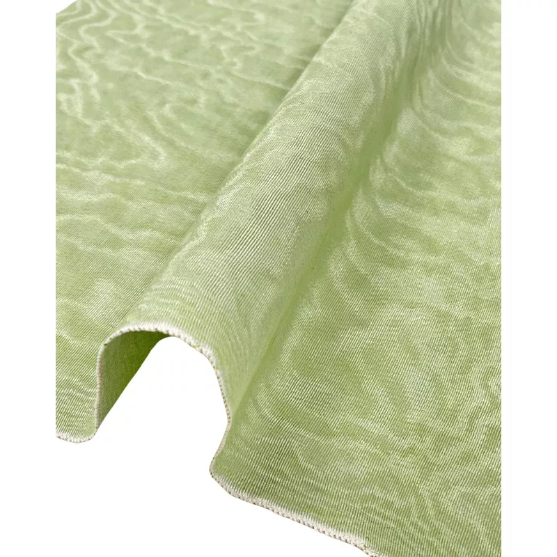 Pastel Green Home Textile Interior Fabrics, Watermark Pattern.