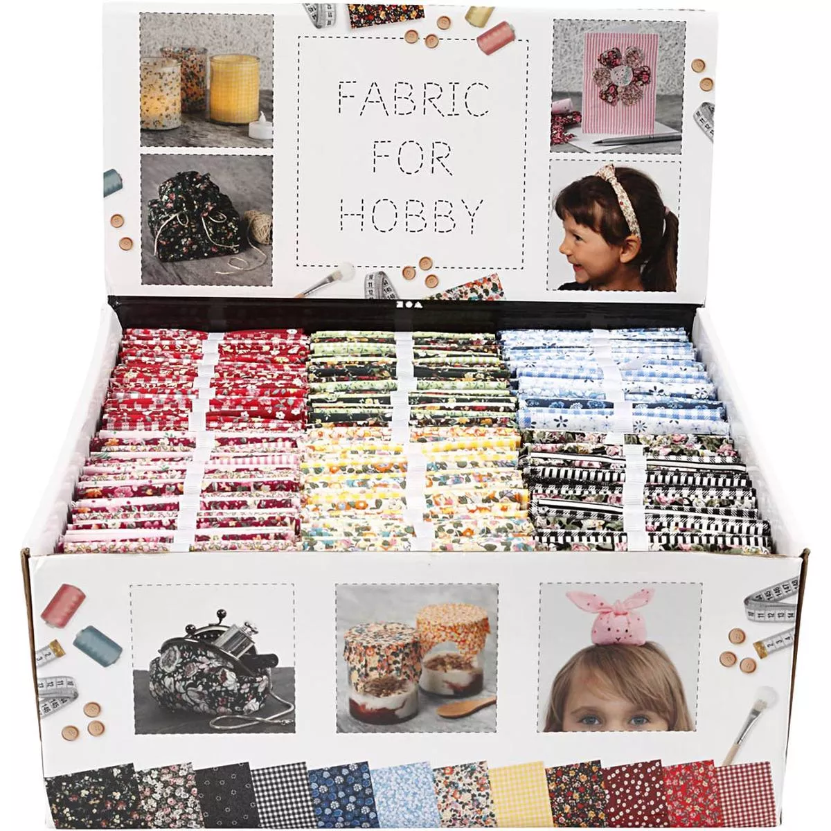 patchwork-fabric-size-45-55-cm-100-g-assorted-colours-48-bundle-1-pack Patchwork Fabric, size 45×55 cm, 100 g, assorted colours, 48 bundle/ 1 pack