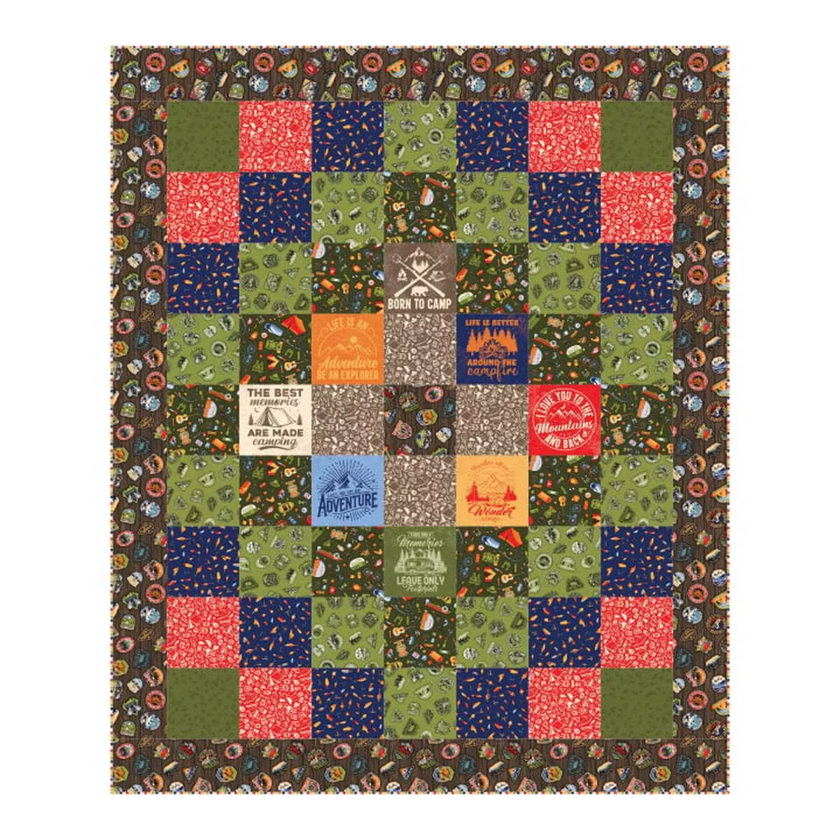 Patrick Lose Studios Camping Therapy Quilt Pattern PTN40220