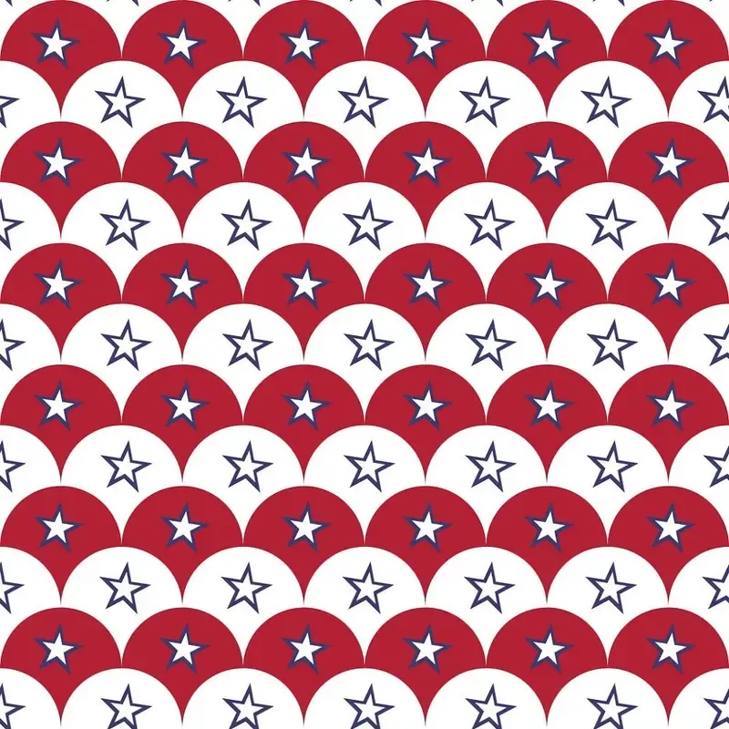 patriotic-scallops-with-stars-fabric-red Patriotic Scallops with Stars Fabric – Red