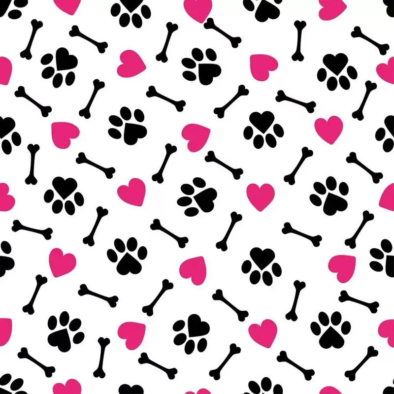 paws-hearts-bones-fabric Paws, Hearts & Bones Fabric