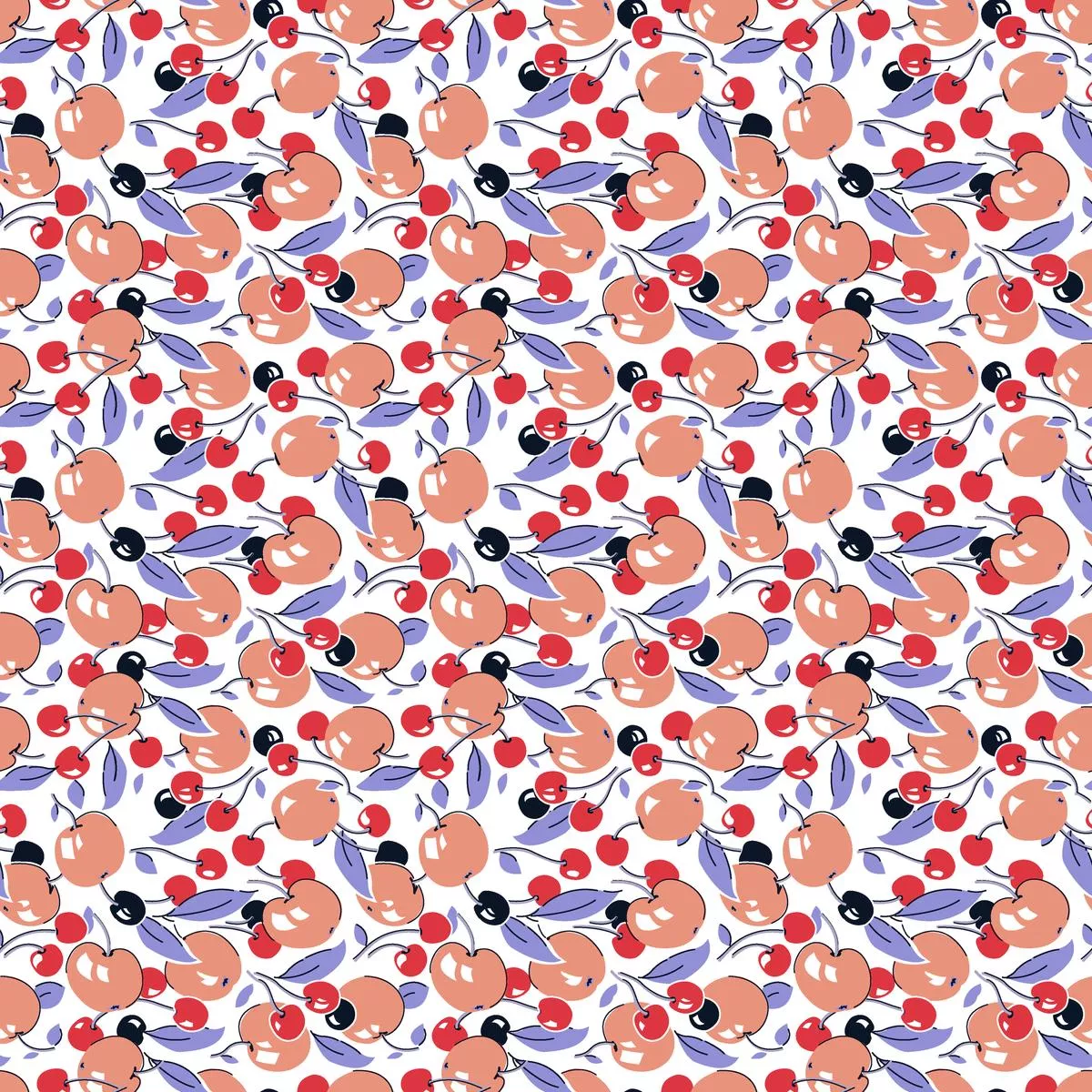 Peach Medley – Fresh Fruit Fabric