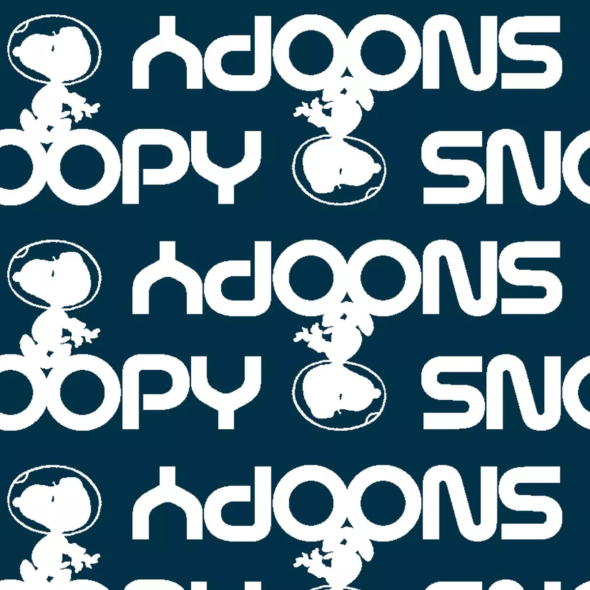 Peanuts Astronaut Snoopy on Navy Fabric