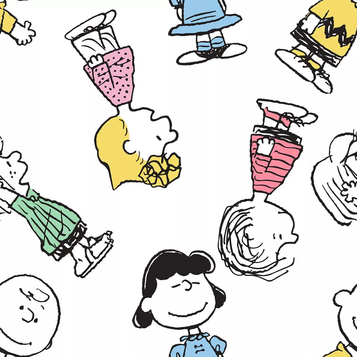 peanuts-characters-style-toss-fabric Peanuts Characters Style Toss Fabric
