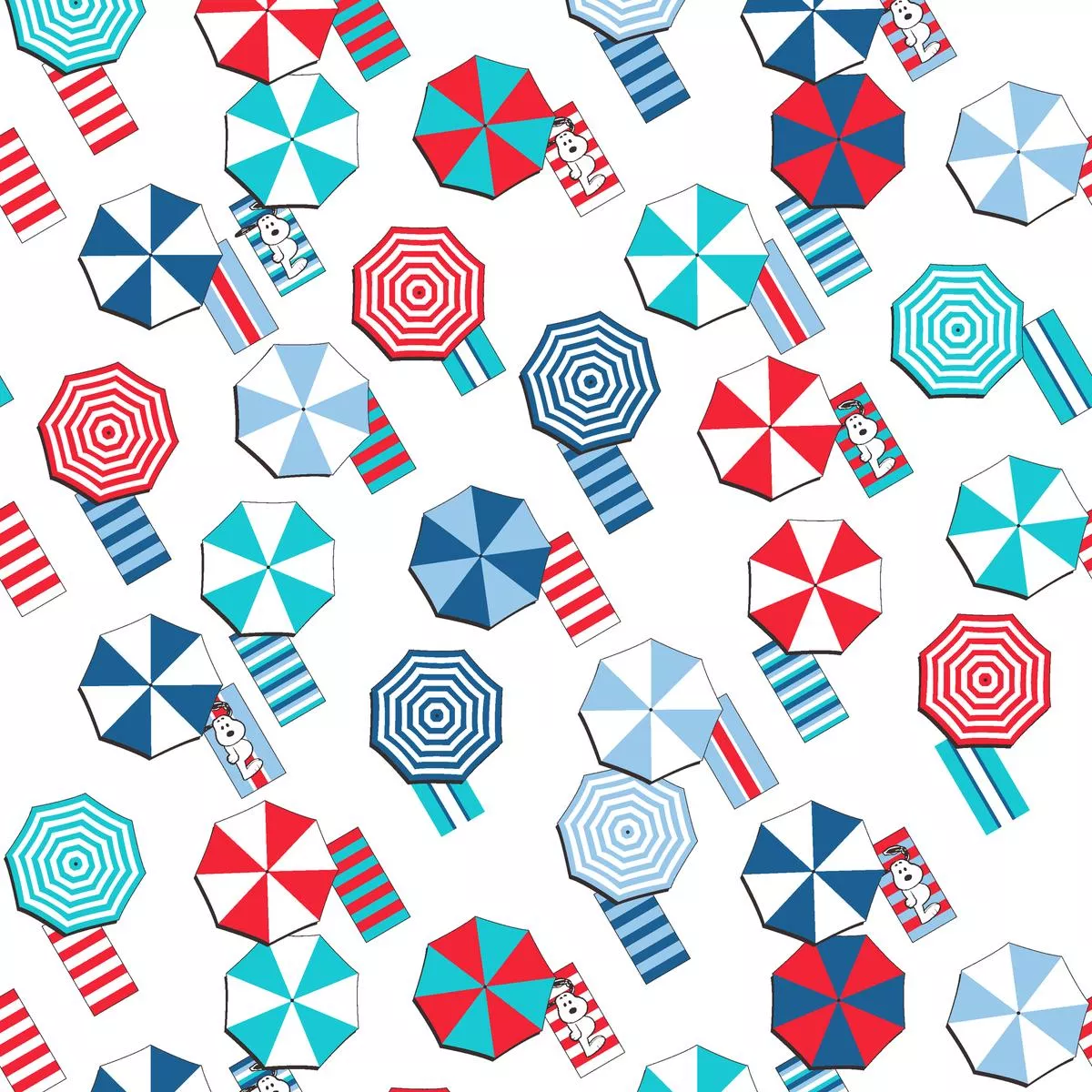 peanuts-snoopy-beach-umbrella-fabric Peanuts Snoopy Beach Umbrella Fabric