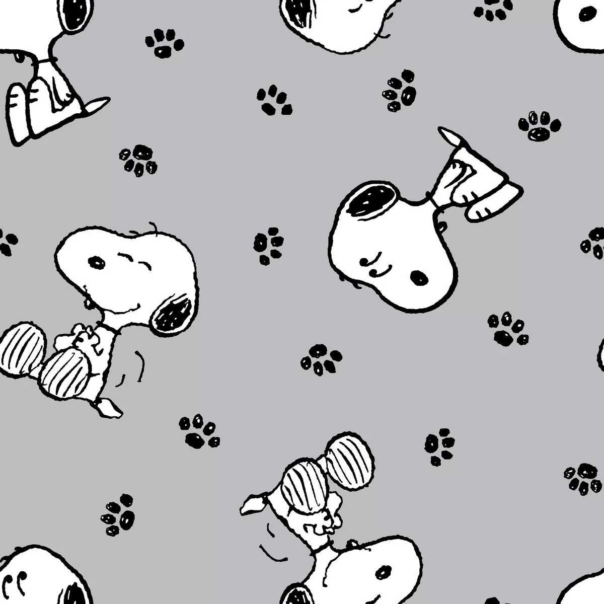 peanuts-snoopy-tiny-tracks-fabric Peanuts Snoopy Tiny Tracks Fabric