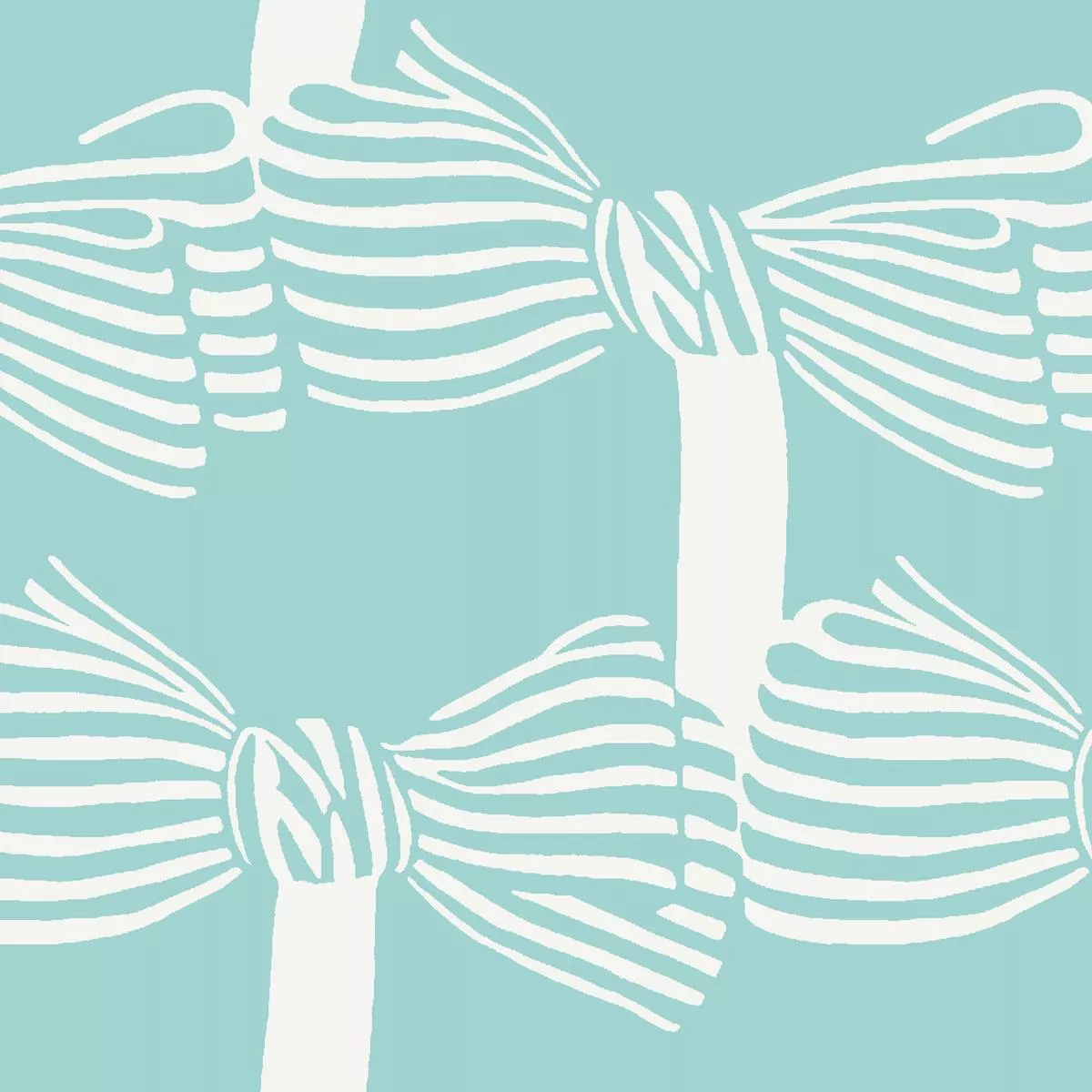 Peggy Bow on Canal Fabric
