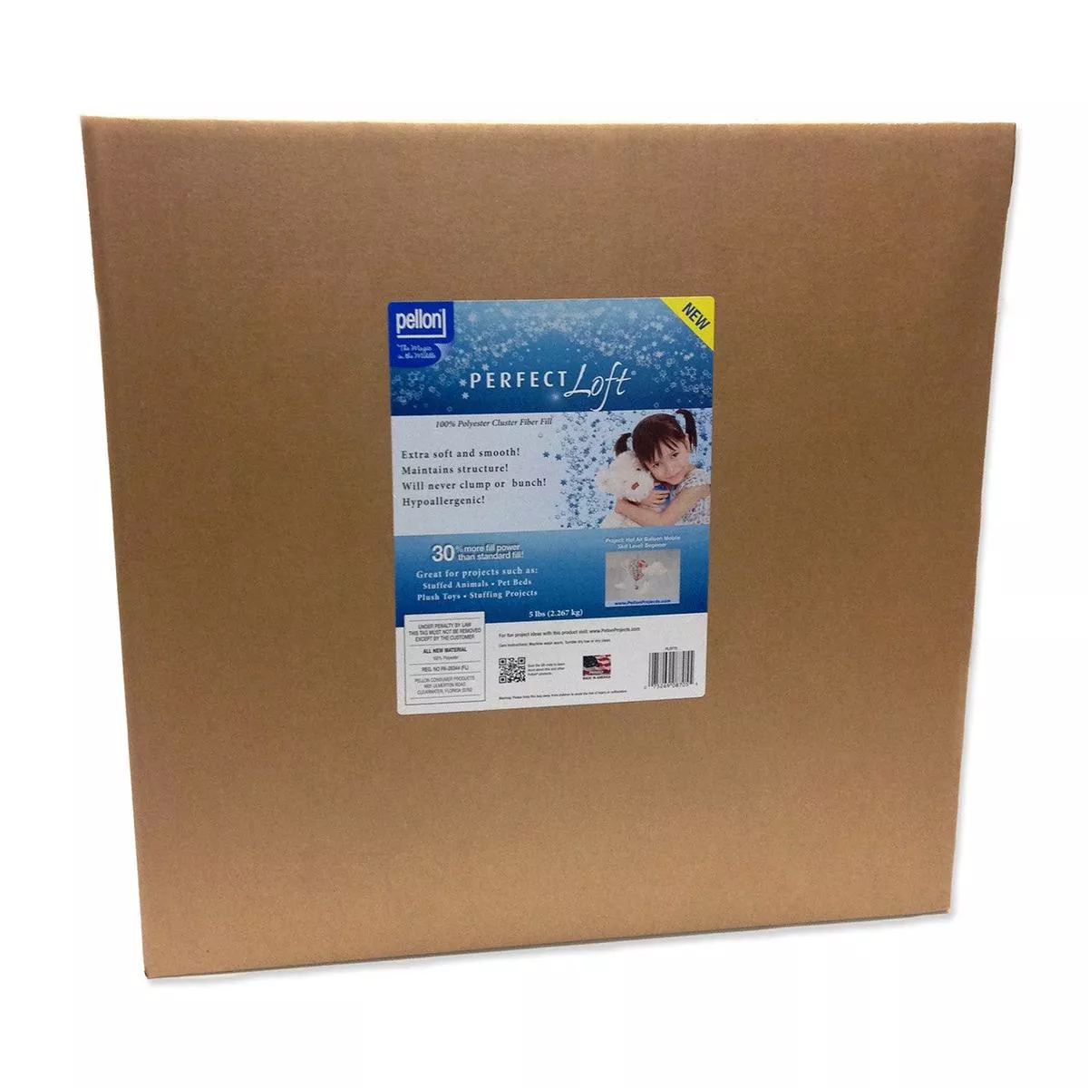 pellon-perfect-loft-cluster-fibers-5lb-box-ploft5 Pellon Perfect Loft Cluster Fibers 5lb Box PLOFT5