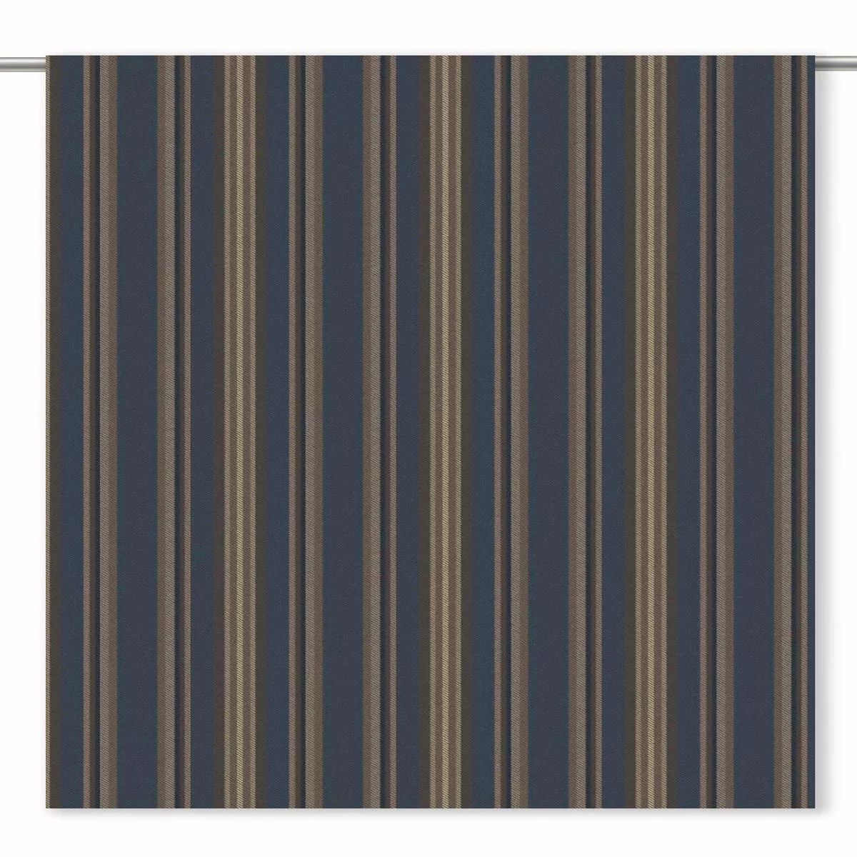 perspective-fabric-by-yard-midnight-blue-cinnamon-brown-beige ‘Perspective’ Fabric by the Yard (Midnight Blue/ Cinnamon Brown/ Beige)