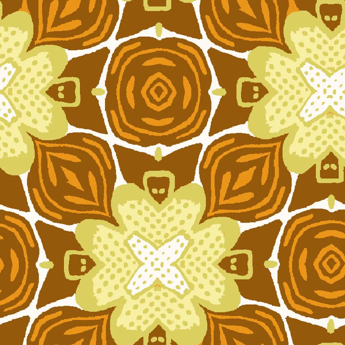 petal-geo-on-yellow-fabric Petal Geo on Yellow Fabric