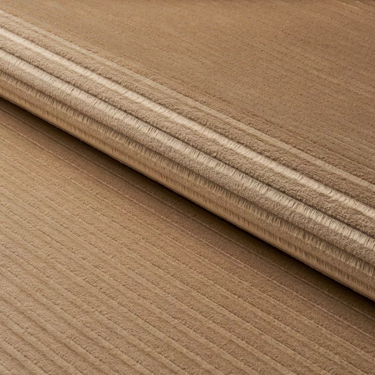 Petite Channeled Velvet Camel Fabric