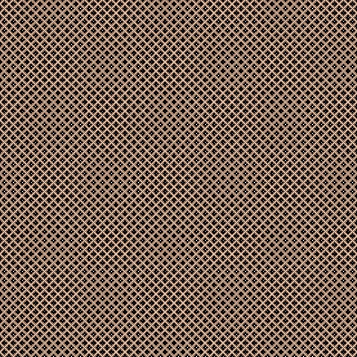 Petite Lattice on Brown Fabric