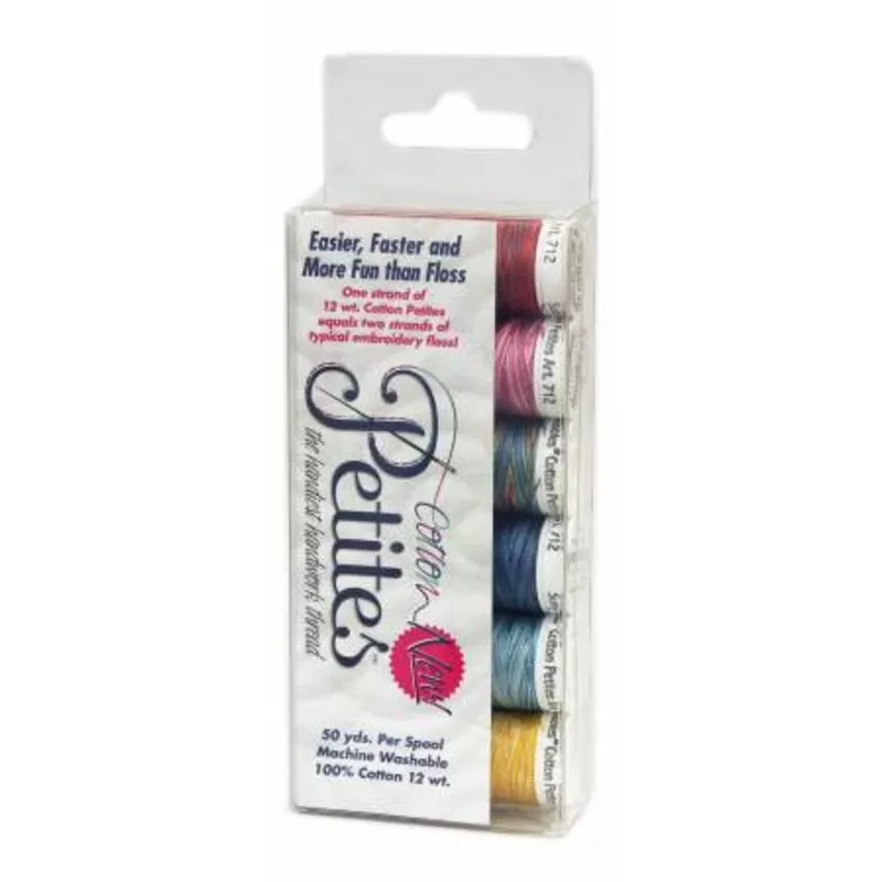 Petites 12wt Cotton Thread 6 Pack Most Popular