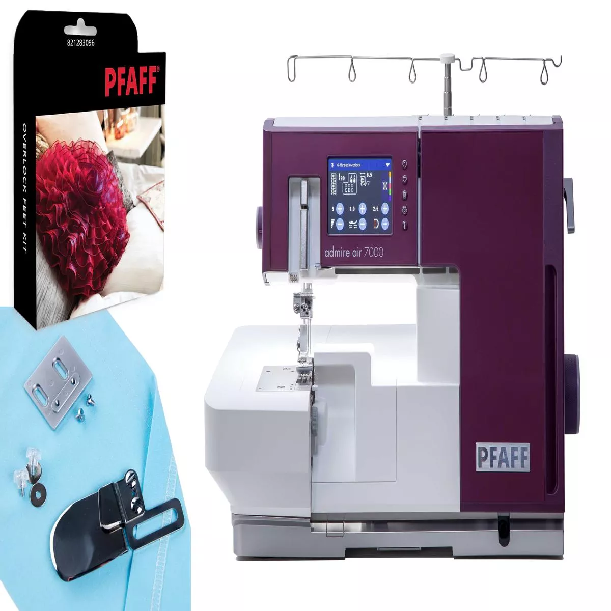 pfaff-admire-air-7000-air-threader-coverlock-serger-machine PFAFF admire air 7000 Air Threader CoverLock Serger Machine