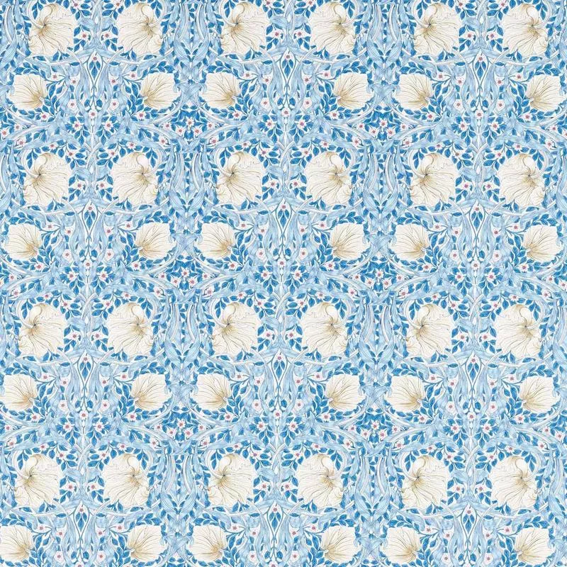 Pimpernel Simply Morris Woad Fabric by Morris & Co