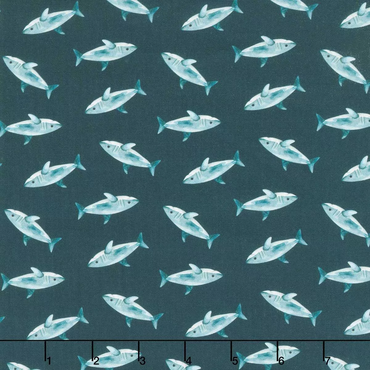 pirates-ahoy-sharks-teal-yardage Pirates Ahoy – Sharks Teal Yardage