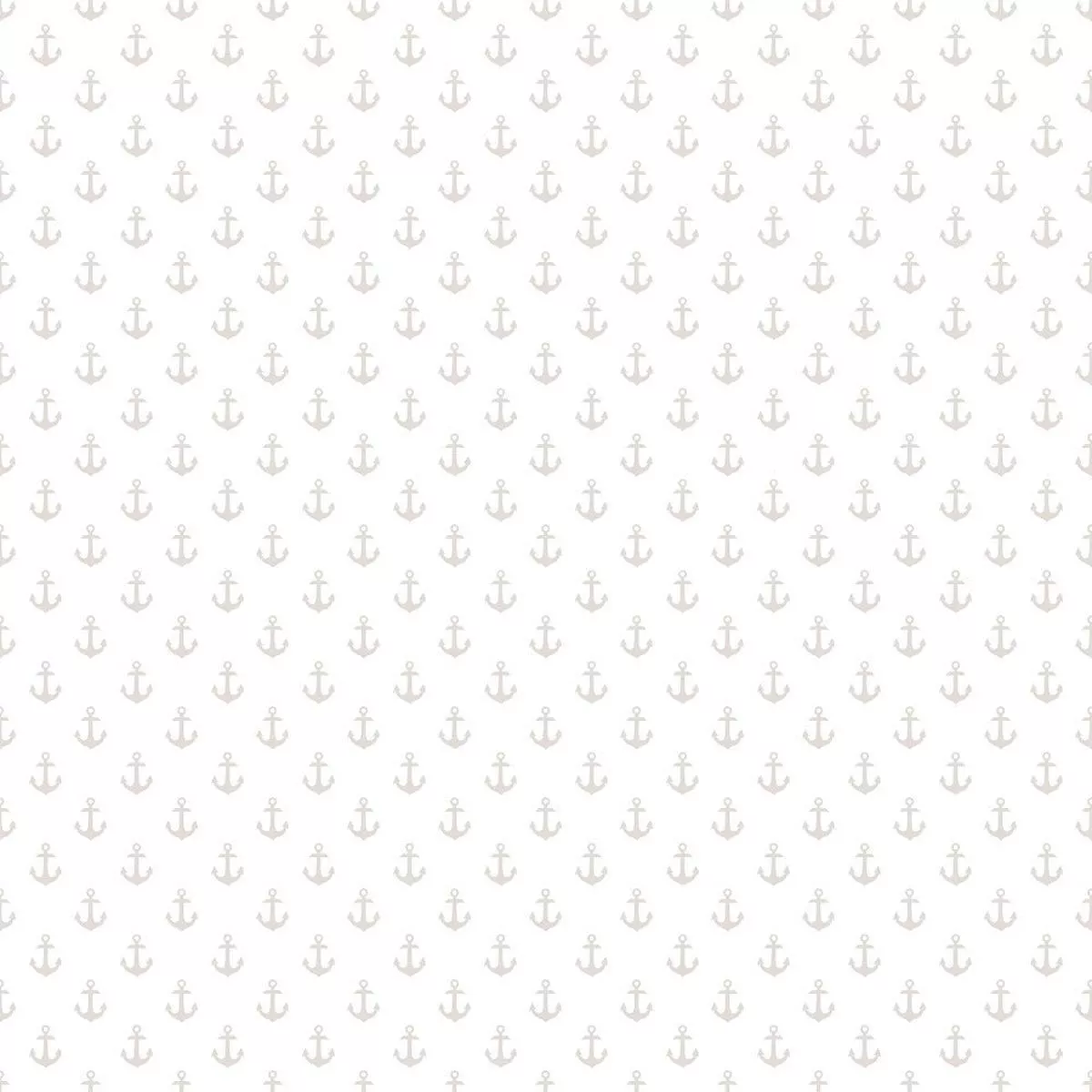 Pirates Anchors Fabric – White