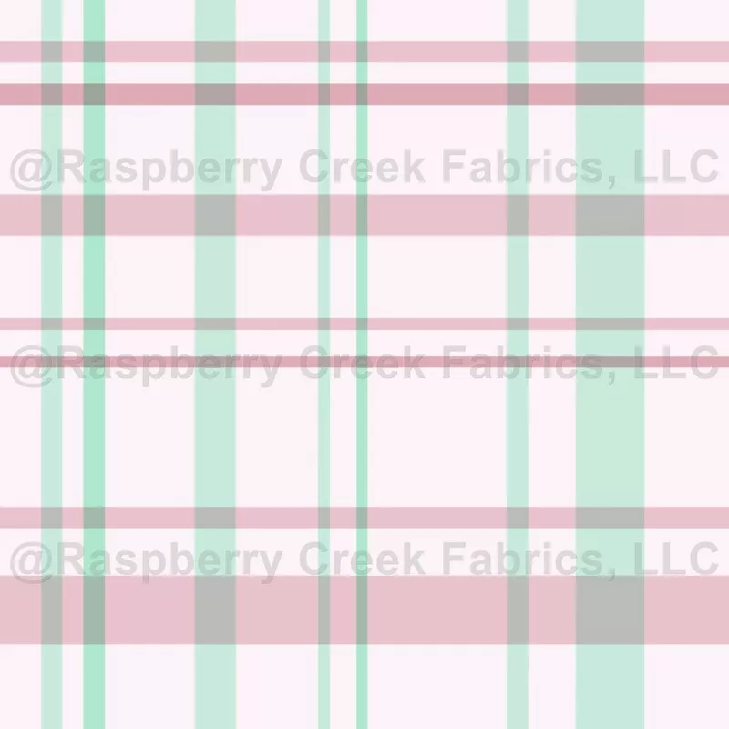 Plaid Blue and Pink
