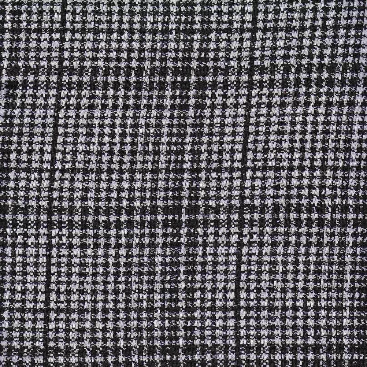 Plaid Jacquard Stretch Knit Fabric – KNT3909