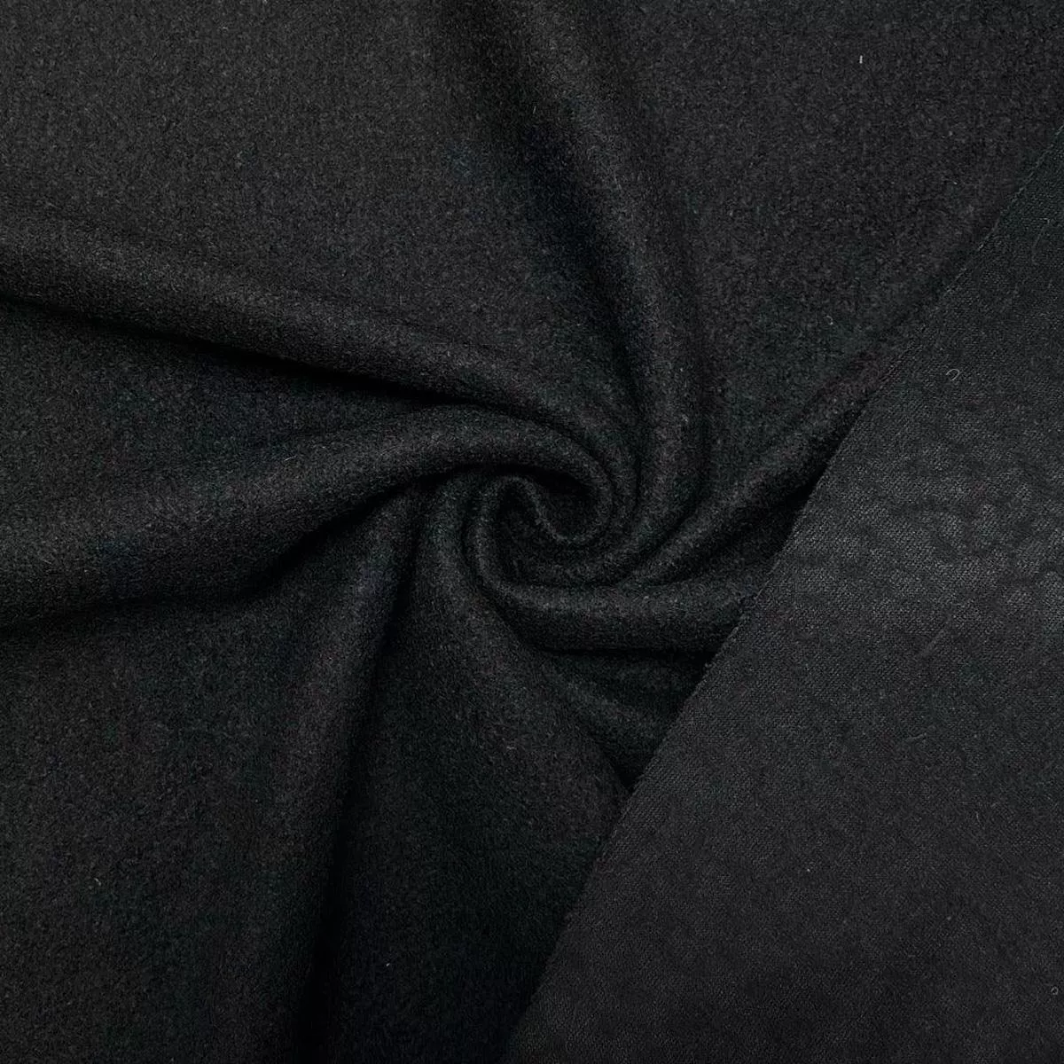 plain-black-wool-mix-fabric Plain Black Wool Mix Fabric