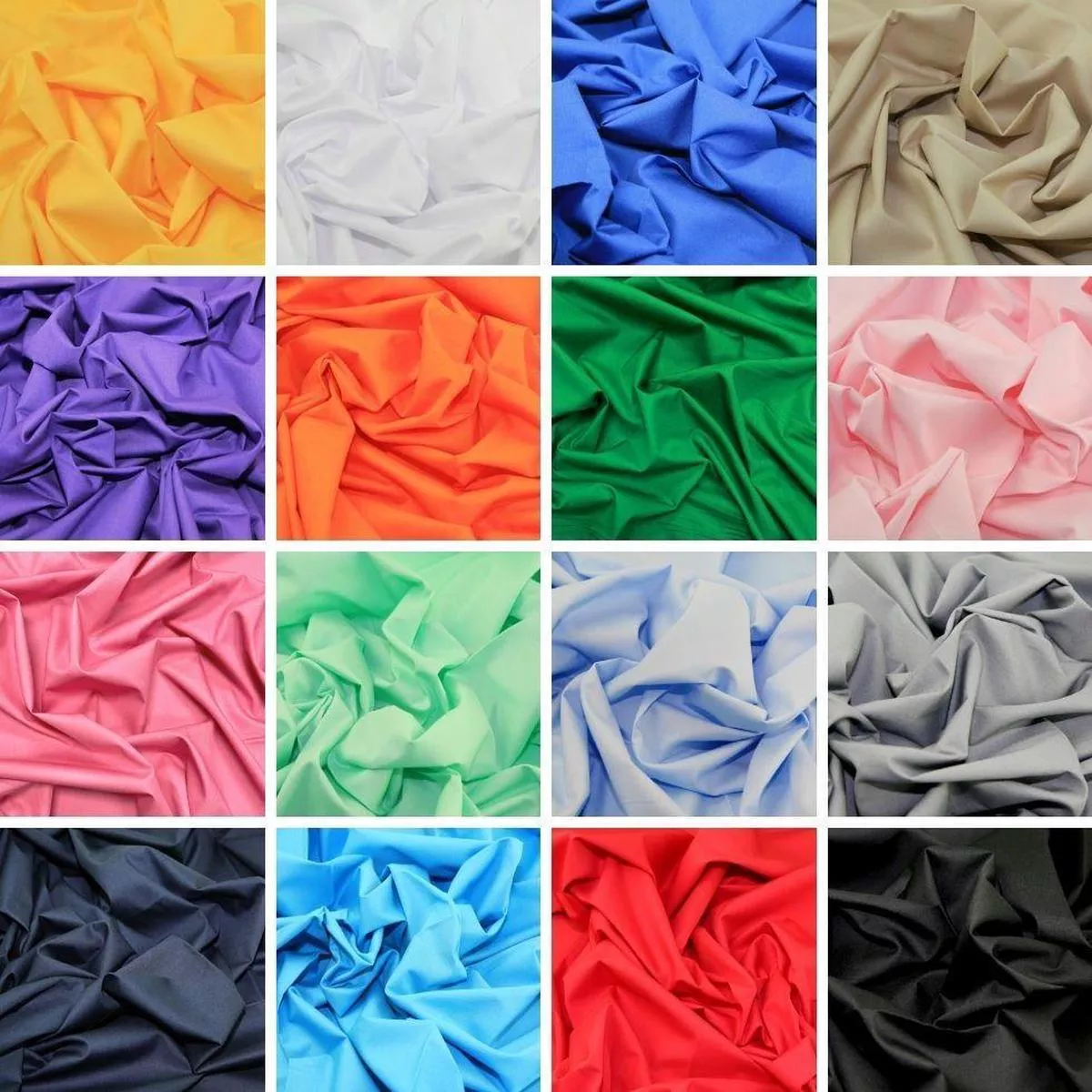 Plain Rose & Hubble Cotton Poplin Fabric