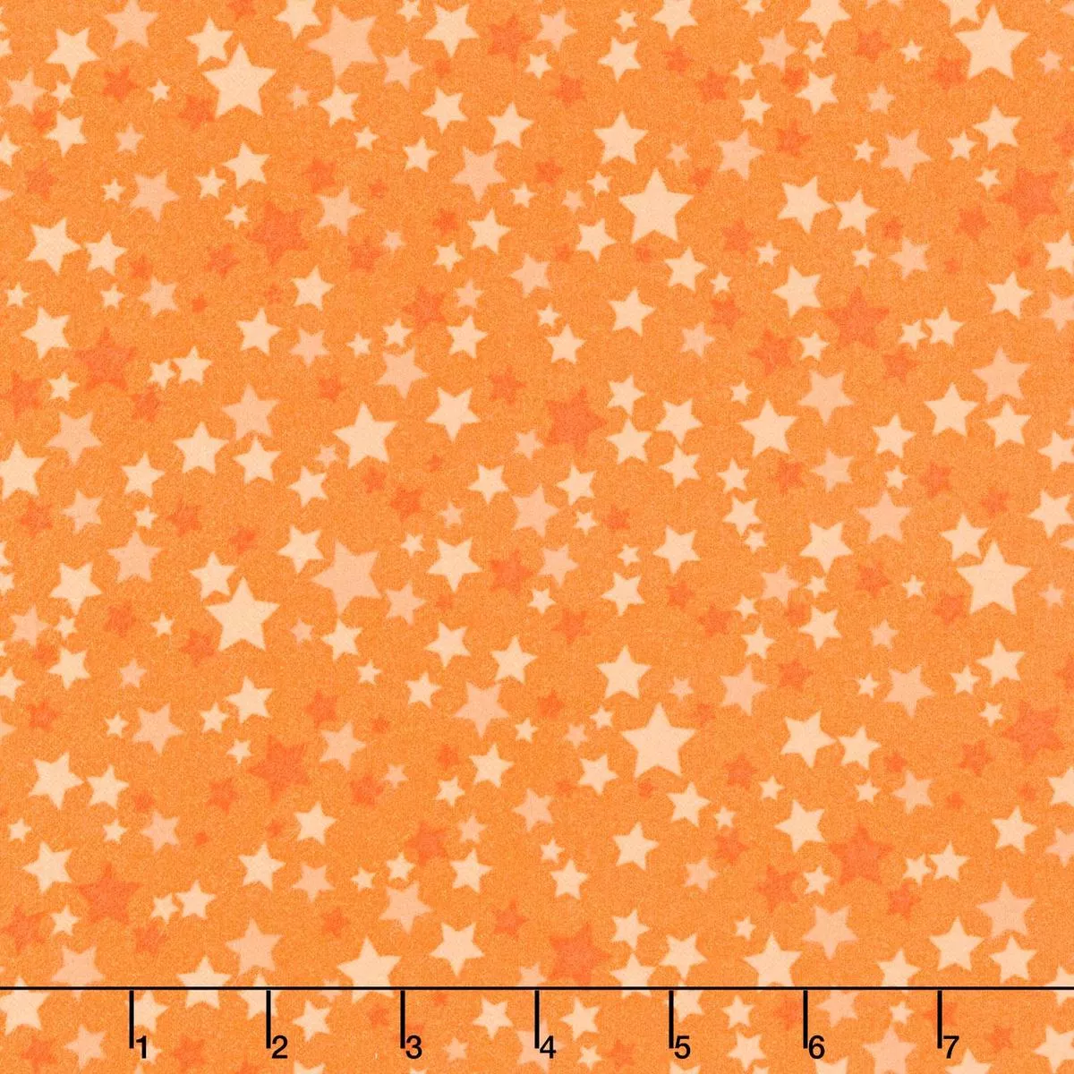 playtime-flannel-stars-orange-yardage Playtime Flannel – Stars Orange Yardage