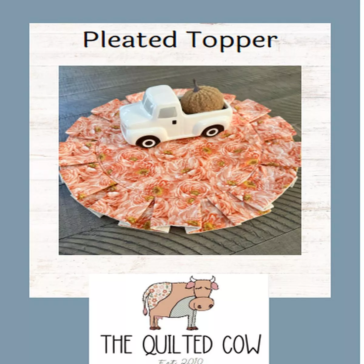 Pleated Topper