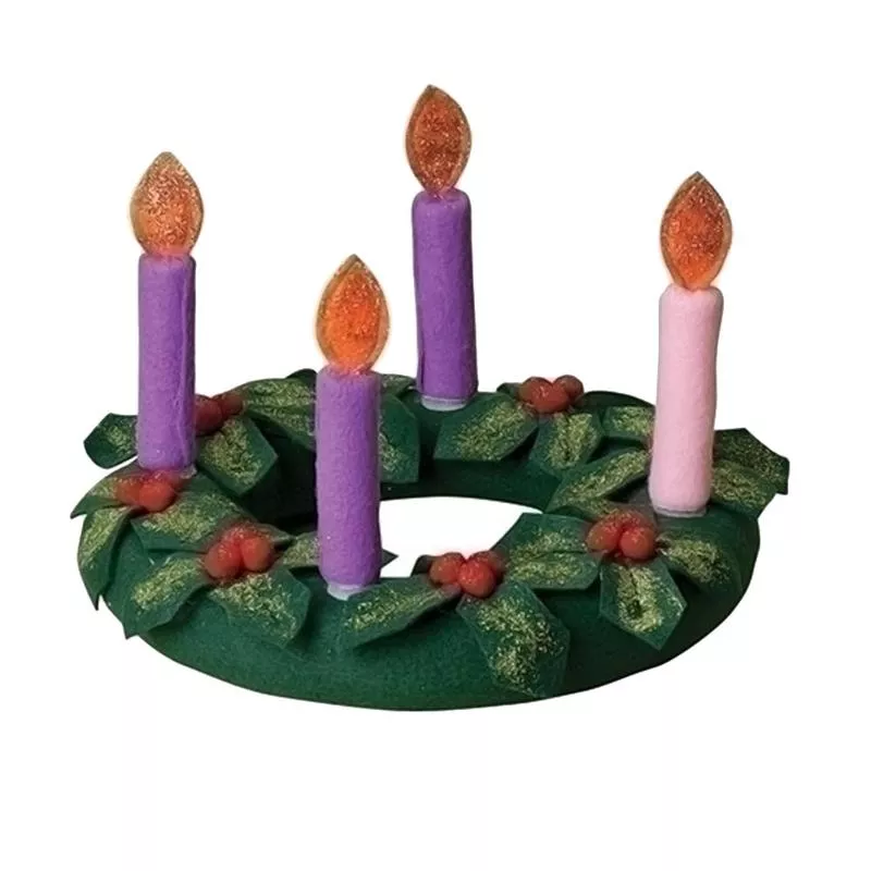 plush-advent-wreath-children Plush Advent Wreath for Children
