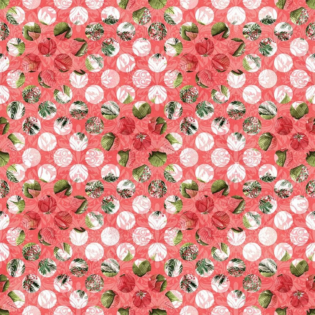 poinsettia-dots-fabric-red Poinsettia Dots Fabric – Red