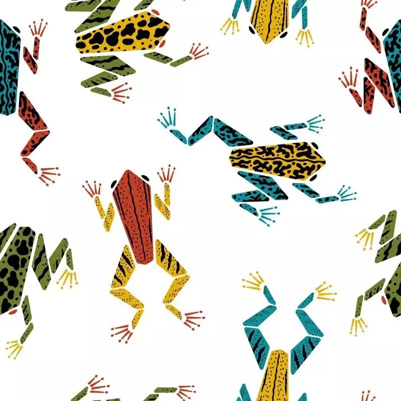 Poison Dart Frogs Fabric