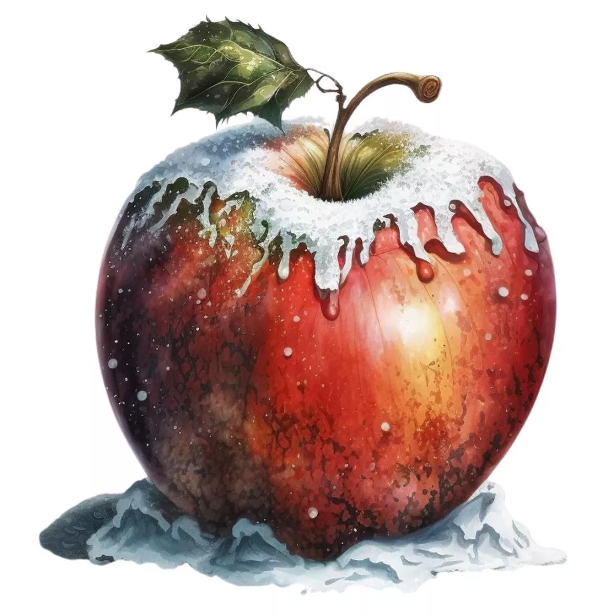 Poisoned Apple #2 Fabric Panel