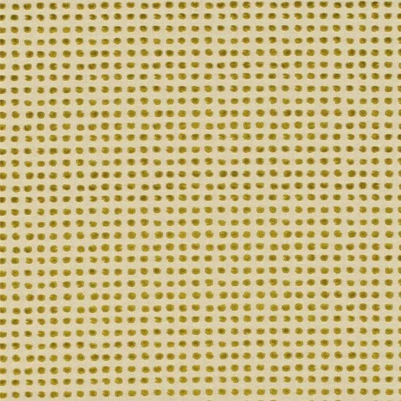 Polka Mustard Neutral Fabric by Harlequin