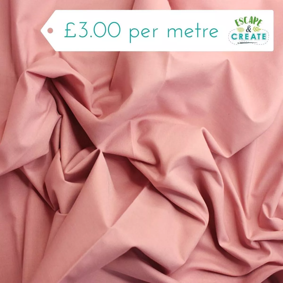 polycotton-basics-in-plain-dusky-pink Polycotton Basics in Plain Dusky Pink