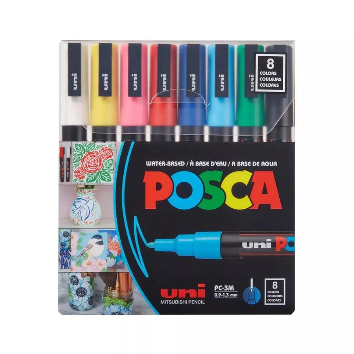 posca-paint-marker-8-colors-pc-3m-fine-basic-set Posca Paint Marker 8 Colors PC-3M Fine Basic Set