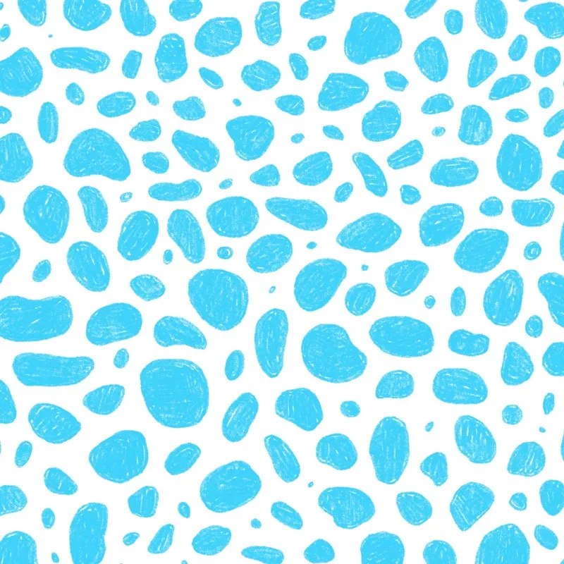 Preorder: Rock Pool (Light Blue on White)