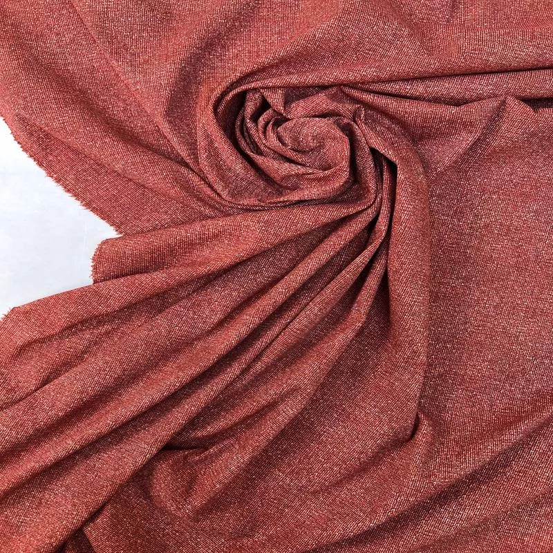 Printed Melange Polyamid Elastane Knit