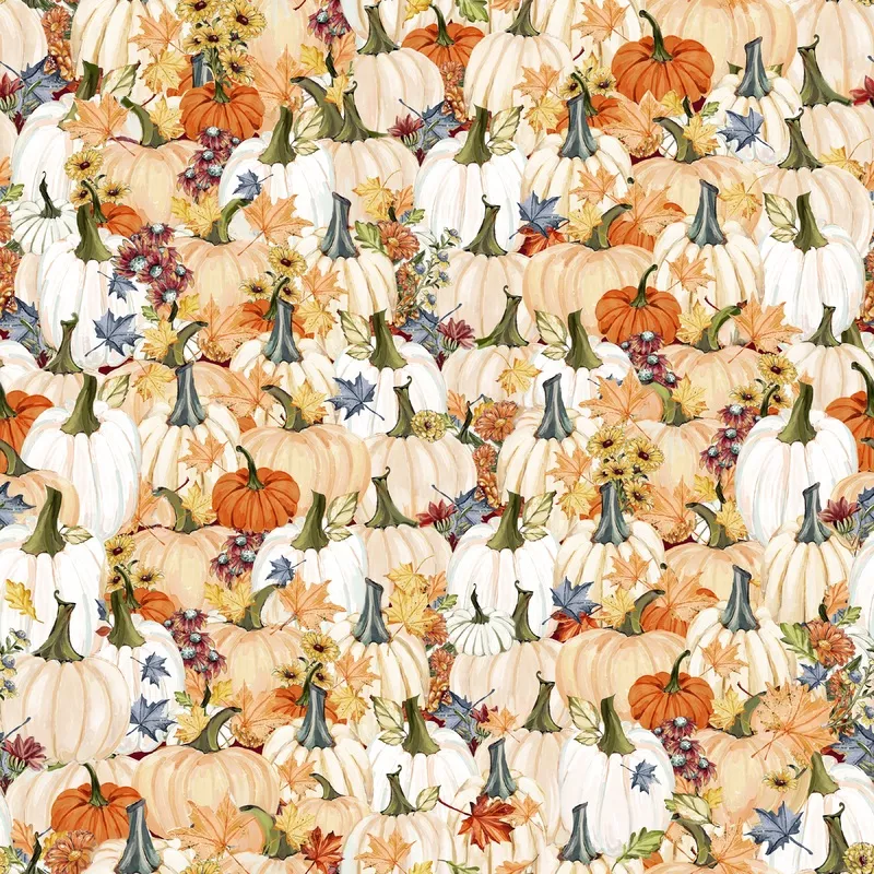 Pumpkin Patch Keeper Collection-Enchanted Pumpkins-Multi-100% Cotton-49250102-01 Multi