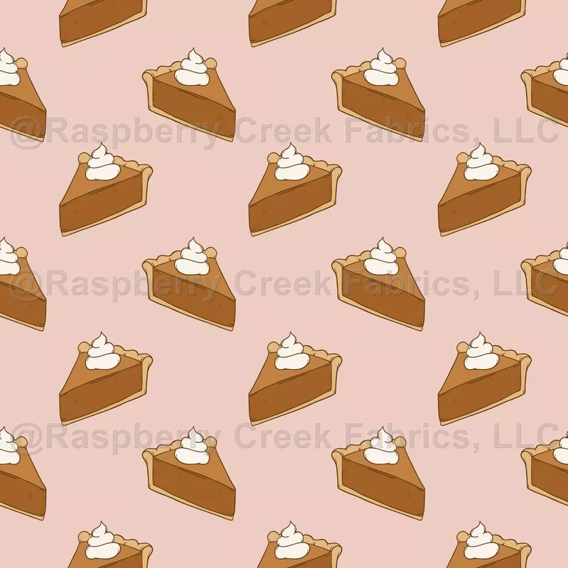 Pumpkin Pie Slices – Blush Pink