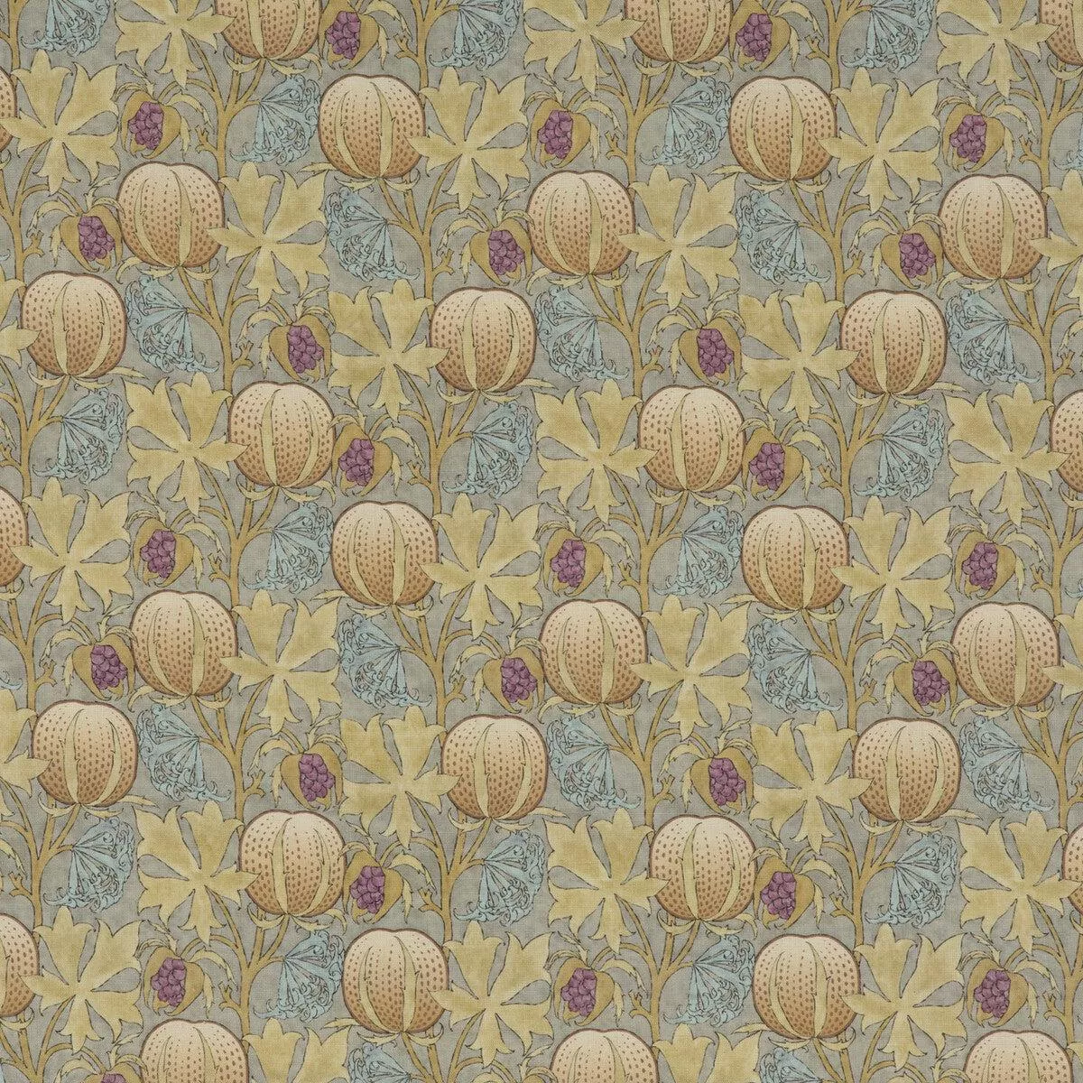 Pumpkins Teal Fabric