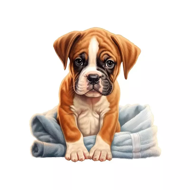 puppies-towels-2-fabric-panel Puppies & Towels #2 Fabric Panel