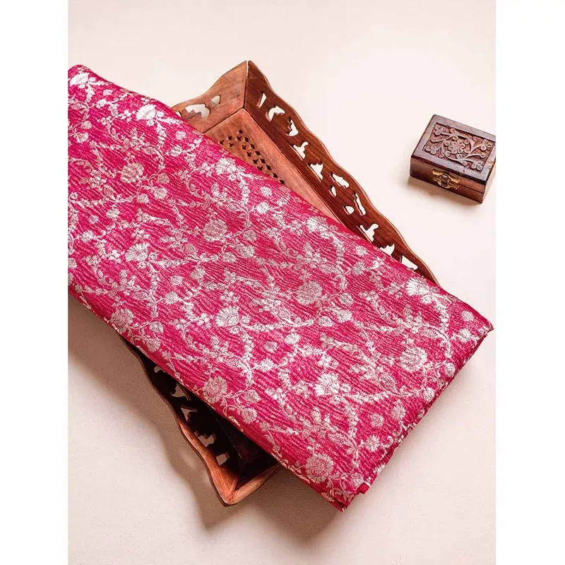 PURE BANARASI TISSUE SILK FABRIC