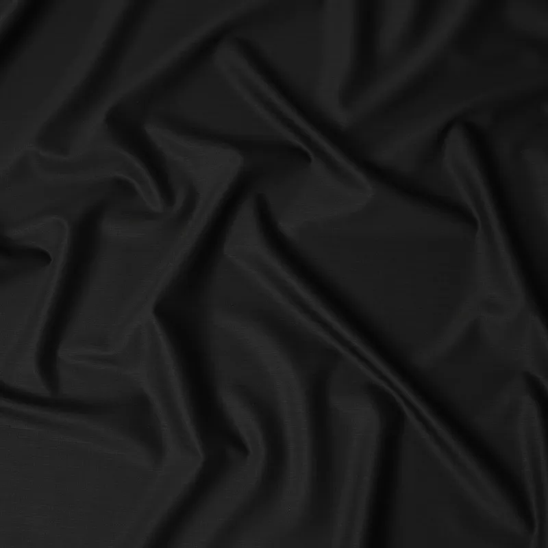 pure-black-plain-blended-suiting-fabric-smooth-tailored-150cm-width-premium-qual Pure Black Plain Blended Suiting Fabric Smooth Tailored 150cm Width Premium Quality Durable Finish Chinese Elegant Origin – D29054