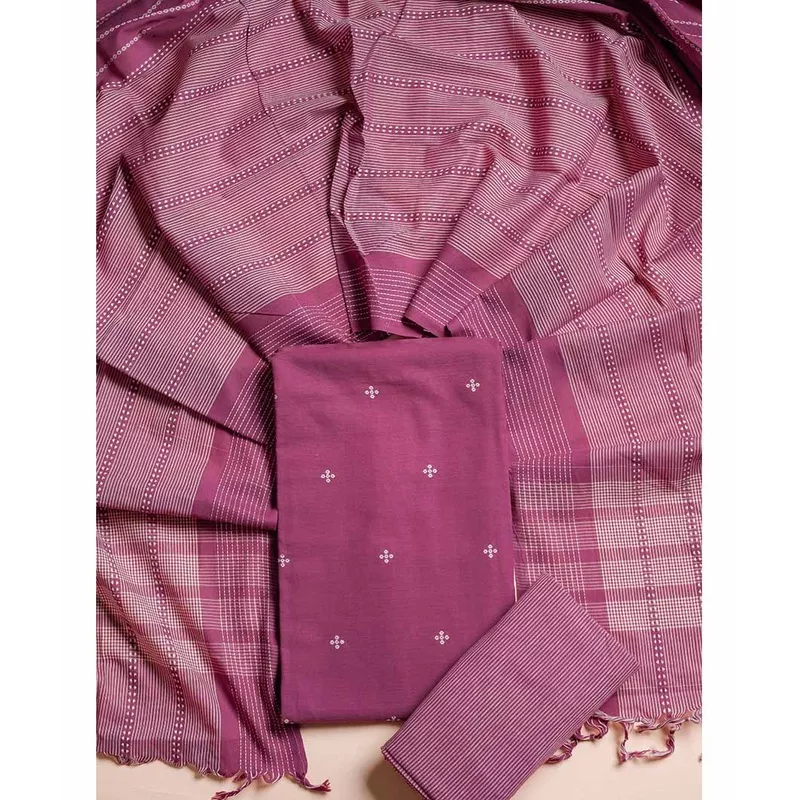 PURE COTTON WOVEN SUIT SET