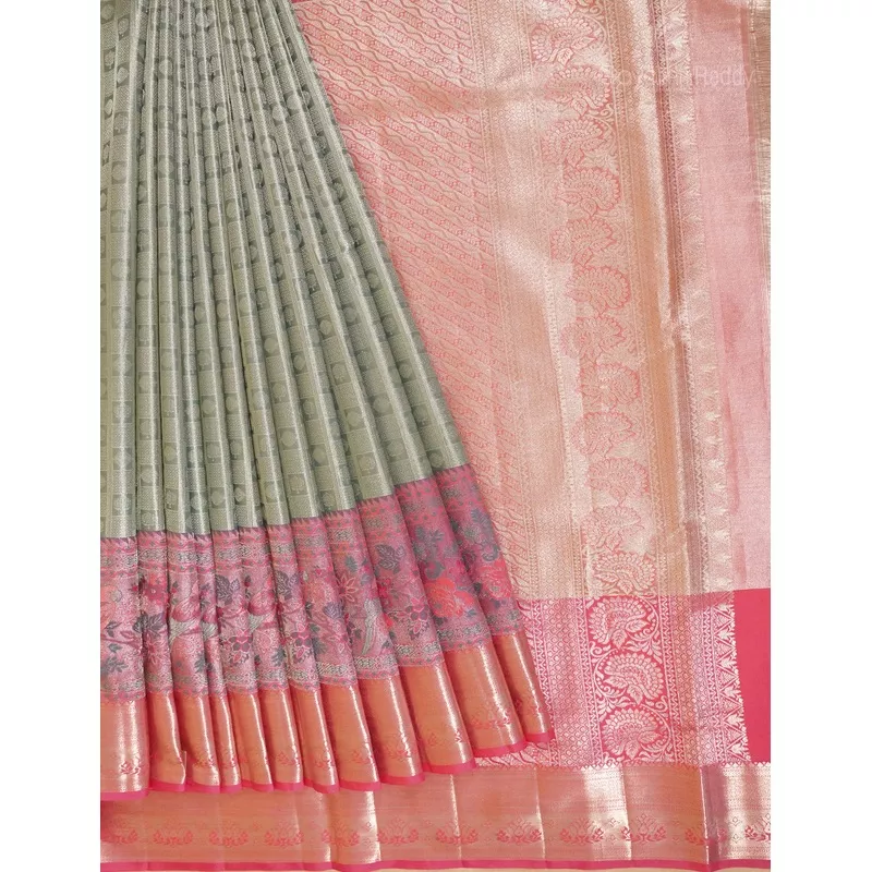 PURE KANCHI TISSUE PATTU-KP7039