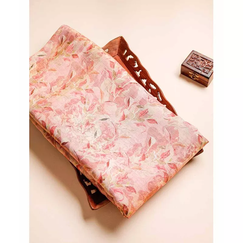 PURE VISCOSE JACQUARD SILK FABRIC