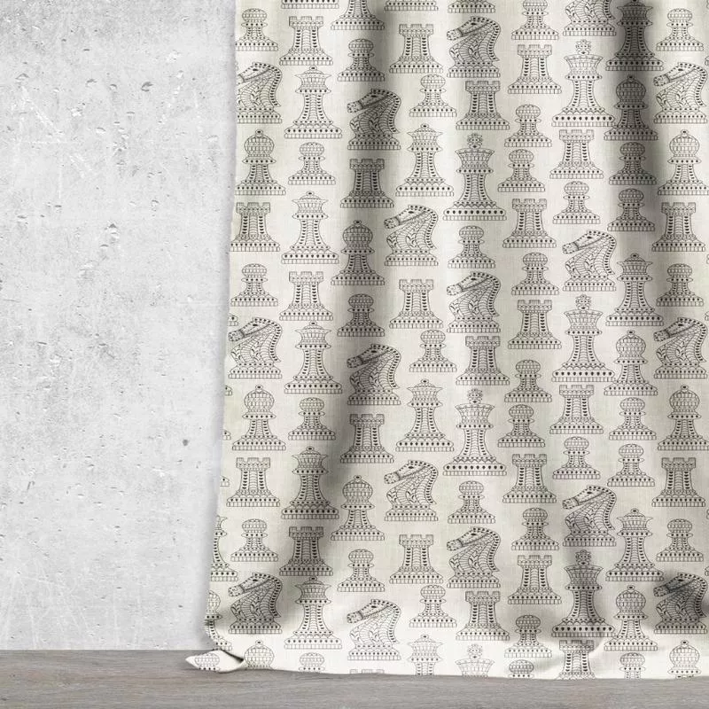 queso-queen-fabric-by-metre-black-milky-white ‘Queso Queen’ Fabric by the Metre (Black/ Milky White)