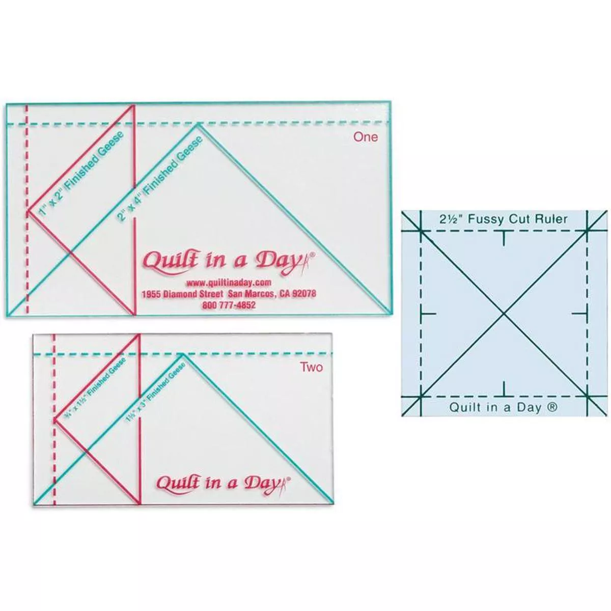 quilt-in-day-mini-flying-geese-ruler-set Quilt in a Day Mini Flying Geese Ruler Set